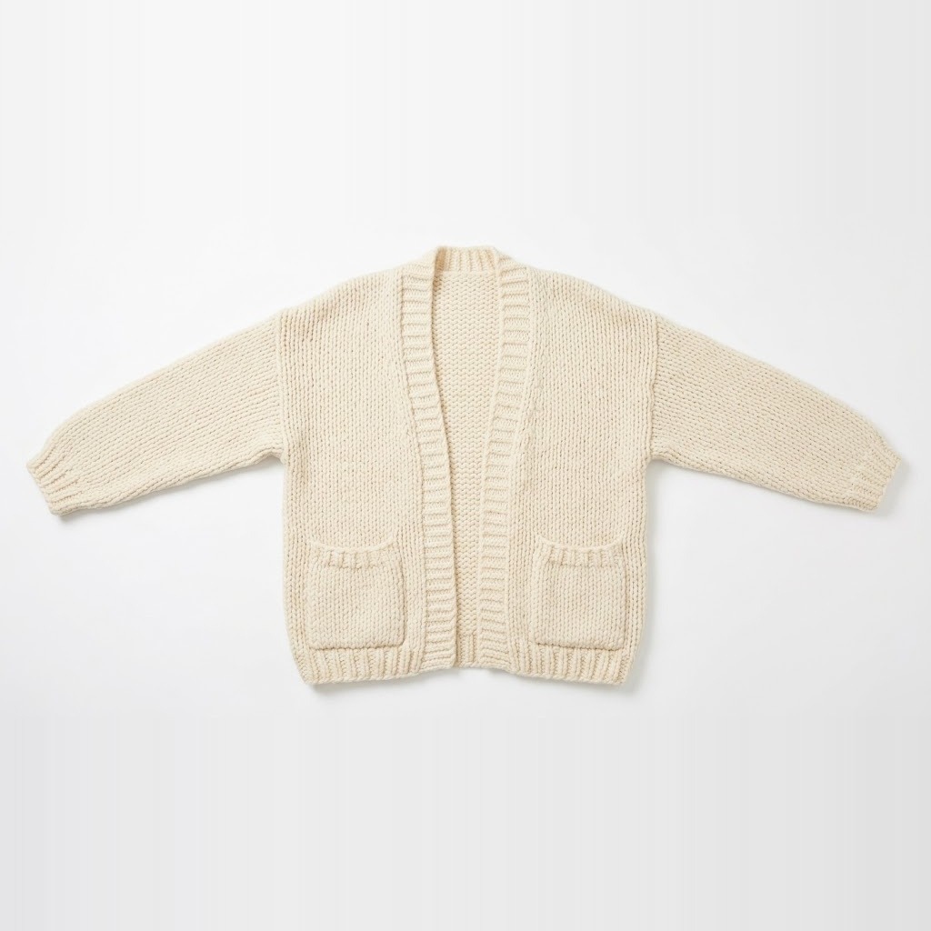 Chunky Knit Open Cardigan