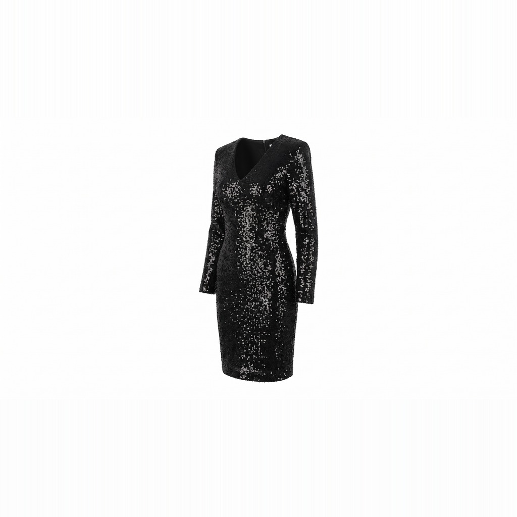 Fitted Sequin Cocktail Dress