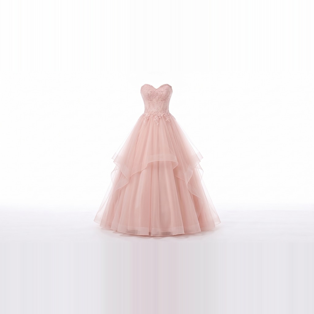 Quinceañera-Style Tulle Gown