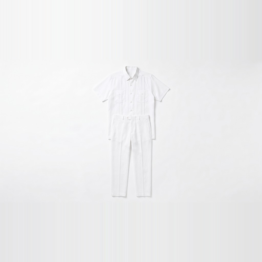 Short-Sleeve Guayabera Shirt