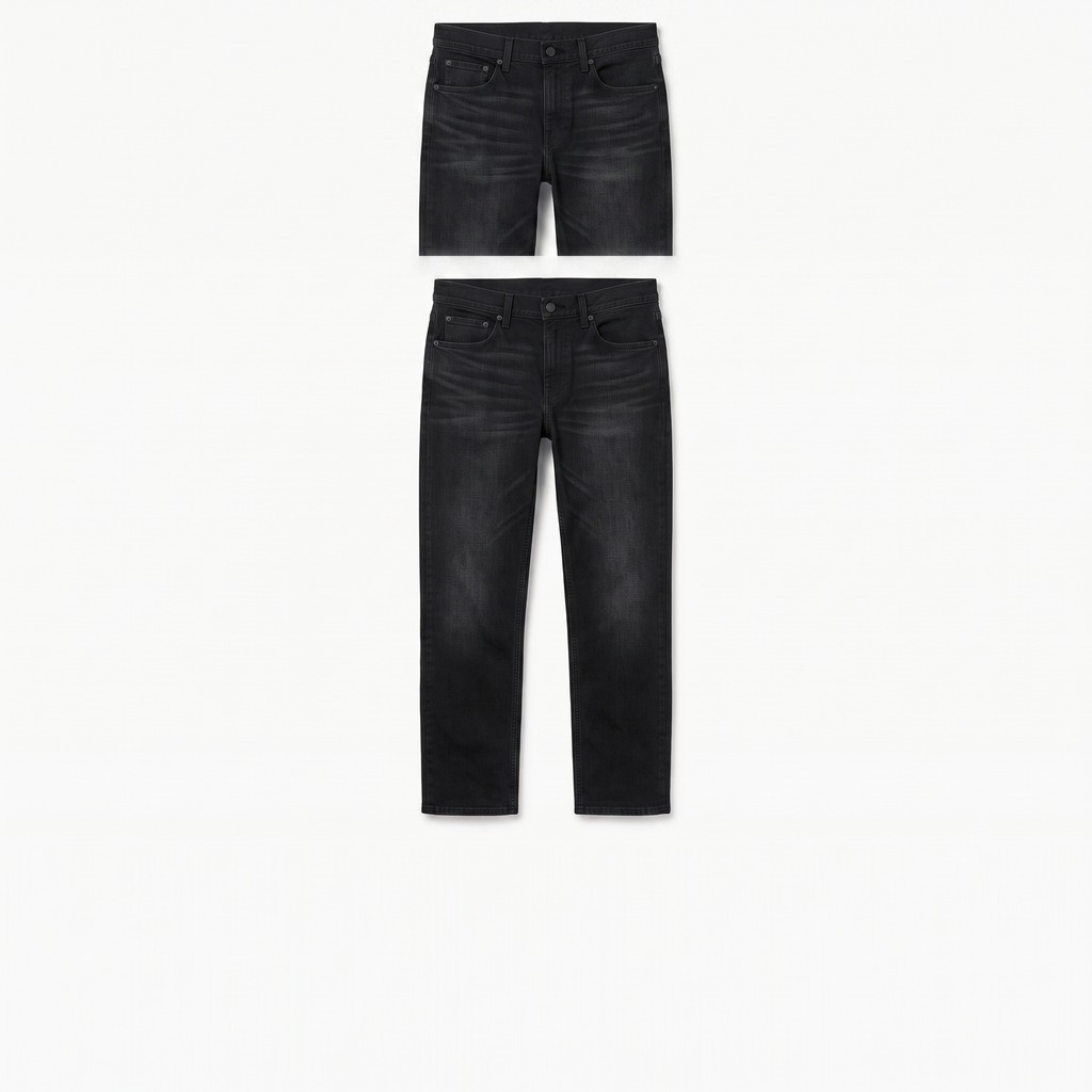 Straight-Leg Denim Jeans 2